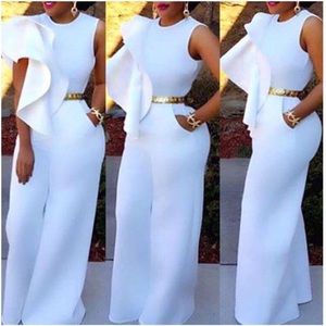 Brand New Ruffle white jumpsuit $68